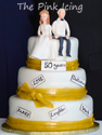 50th Wedding Anniversary Cake