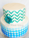 Modern Chic Birthday Cake