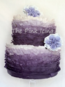 Purple Ombre Wedding Cakes