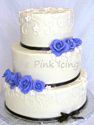 Purple Rose Wedding Cakes