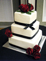 Square Wedding Cake