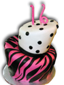 Zebra Whimsical Cake