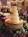 Buttercream textured wedding cake