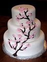 Cherry blossom wedding cakes