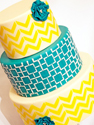 Chevron Wedding Cakes