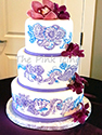 Henna Design Wedding Cakes