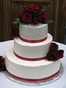 Red wedding cakes