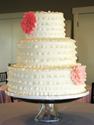 Ruffle Wedding Cake